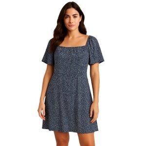 Purple, Blue, White Dress Laura 14